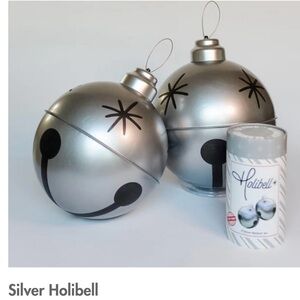 Holibell set of 2 silver bells